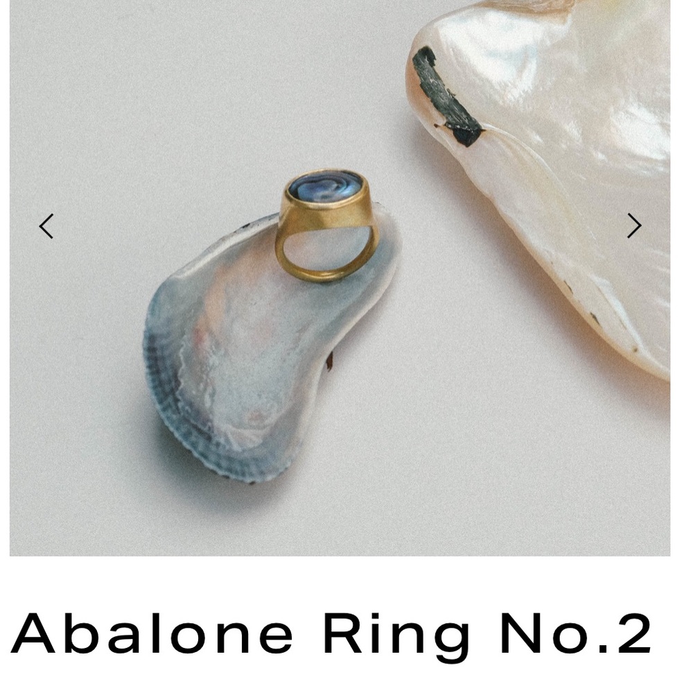 Luiny Abalone Pinky Signet Ring - Picture 4 of 7